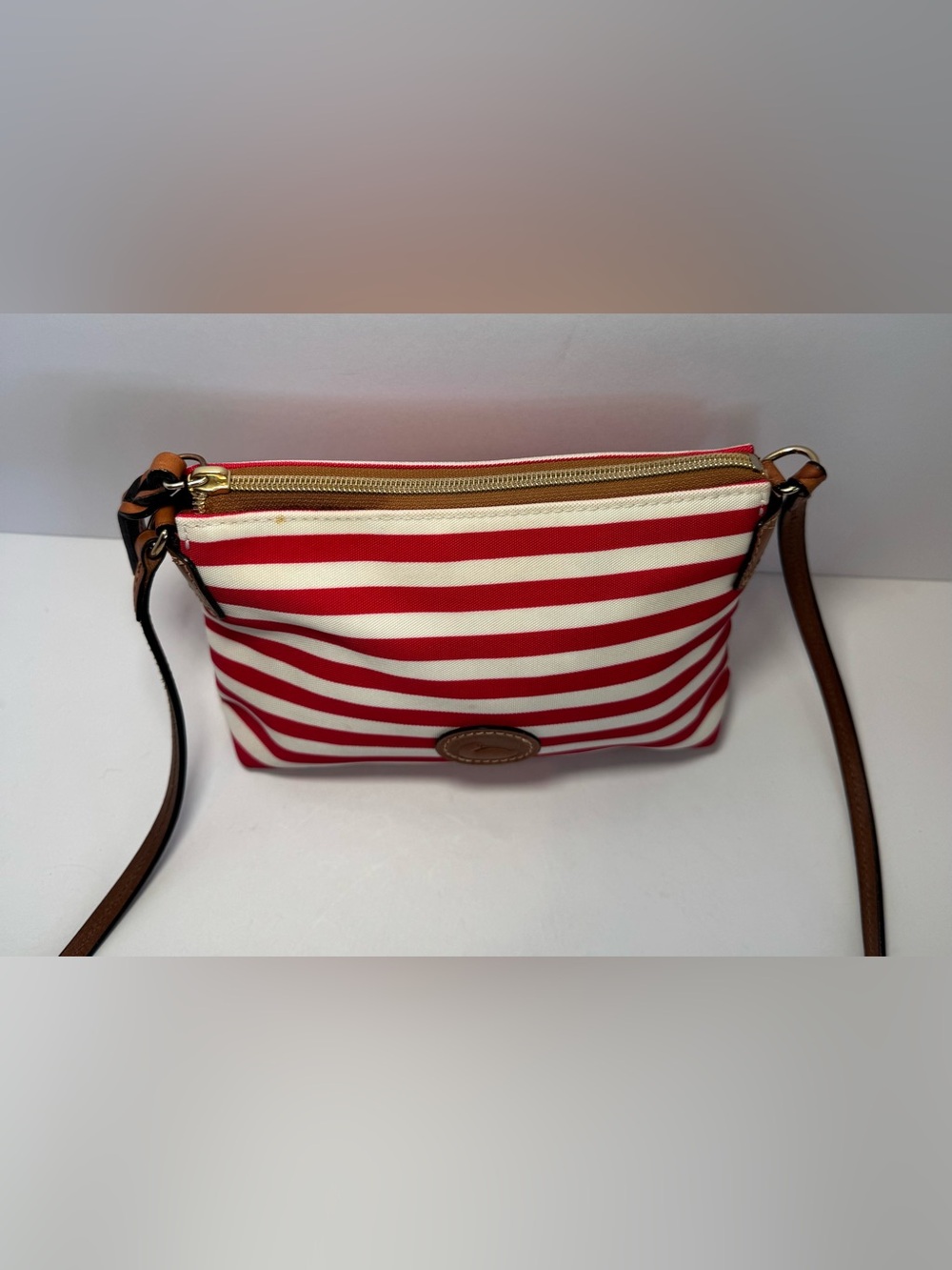 Dooney & Bourke Sullivan Coated Cotton Crossbody Pouchette. - Picture 2 of 11